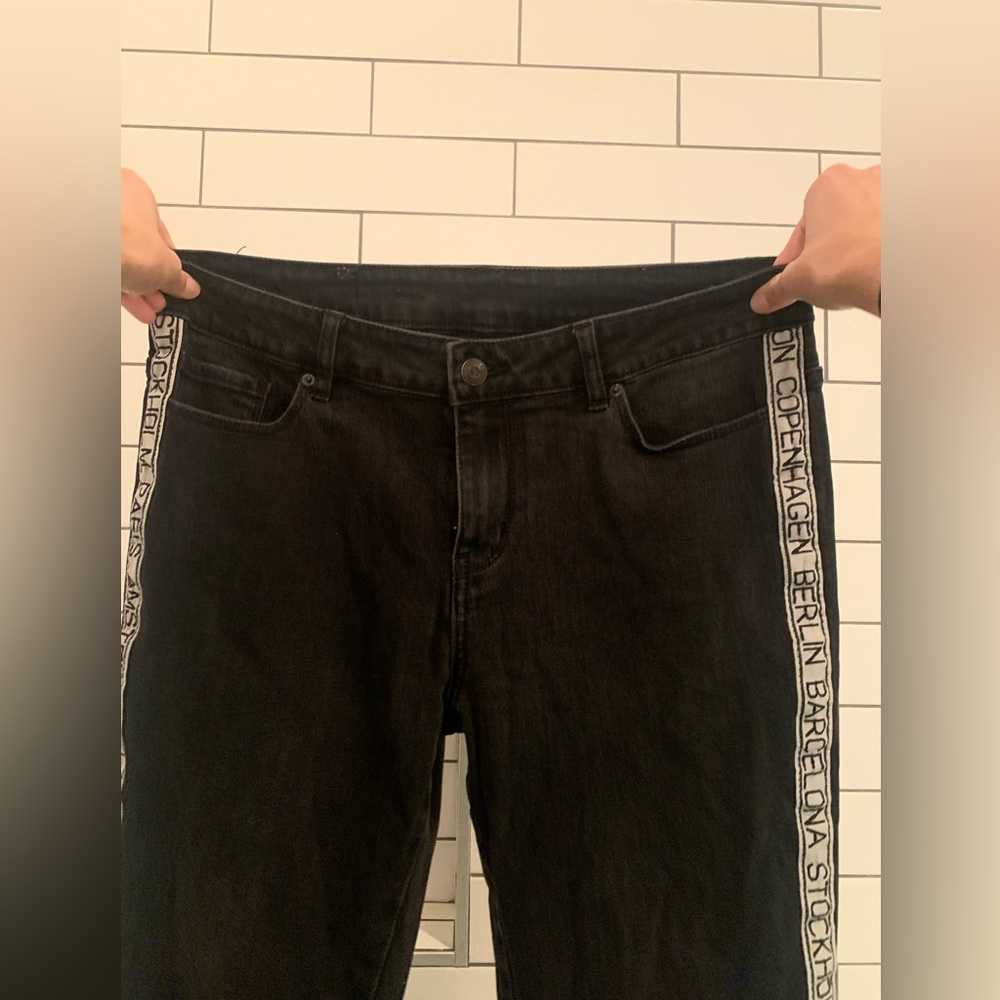 Vero Moda Black Straight Jeans Size EU 31/32